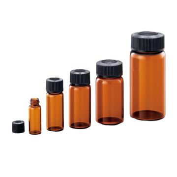 亞速旺 1-8129-07亞速旺（ASONE）透明樣品瓶(硼硅酸玻璃)茶色 No.4 50個/箱，1-8129-07